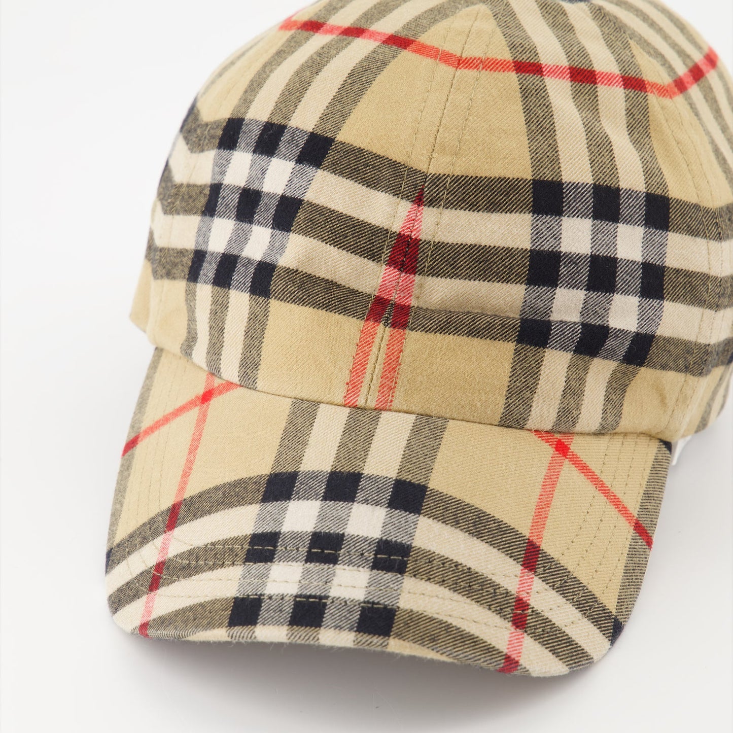 Checked Cap