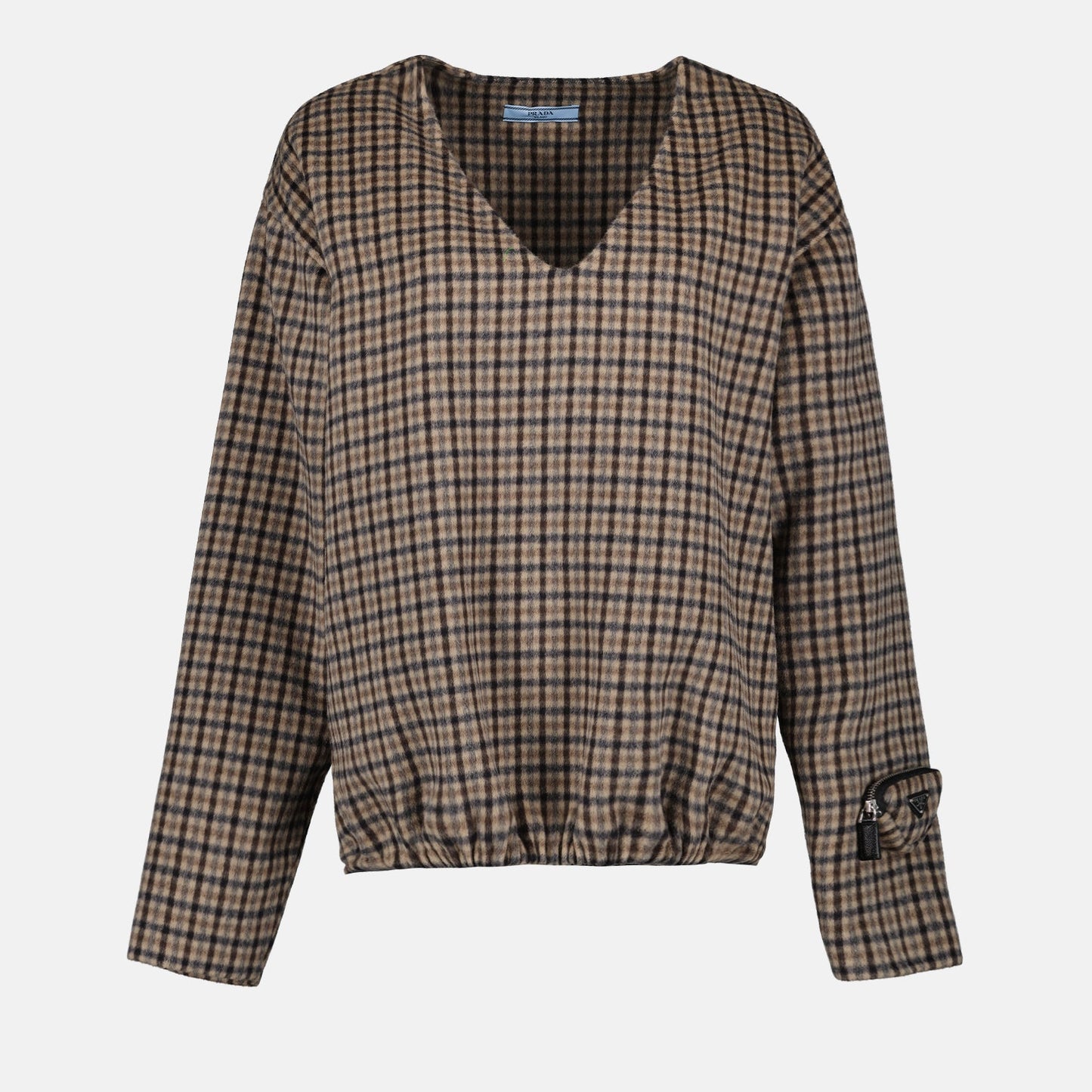 Checked Sweater