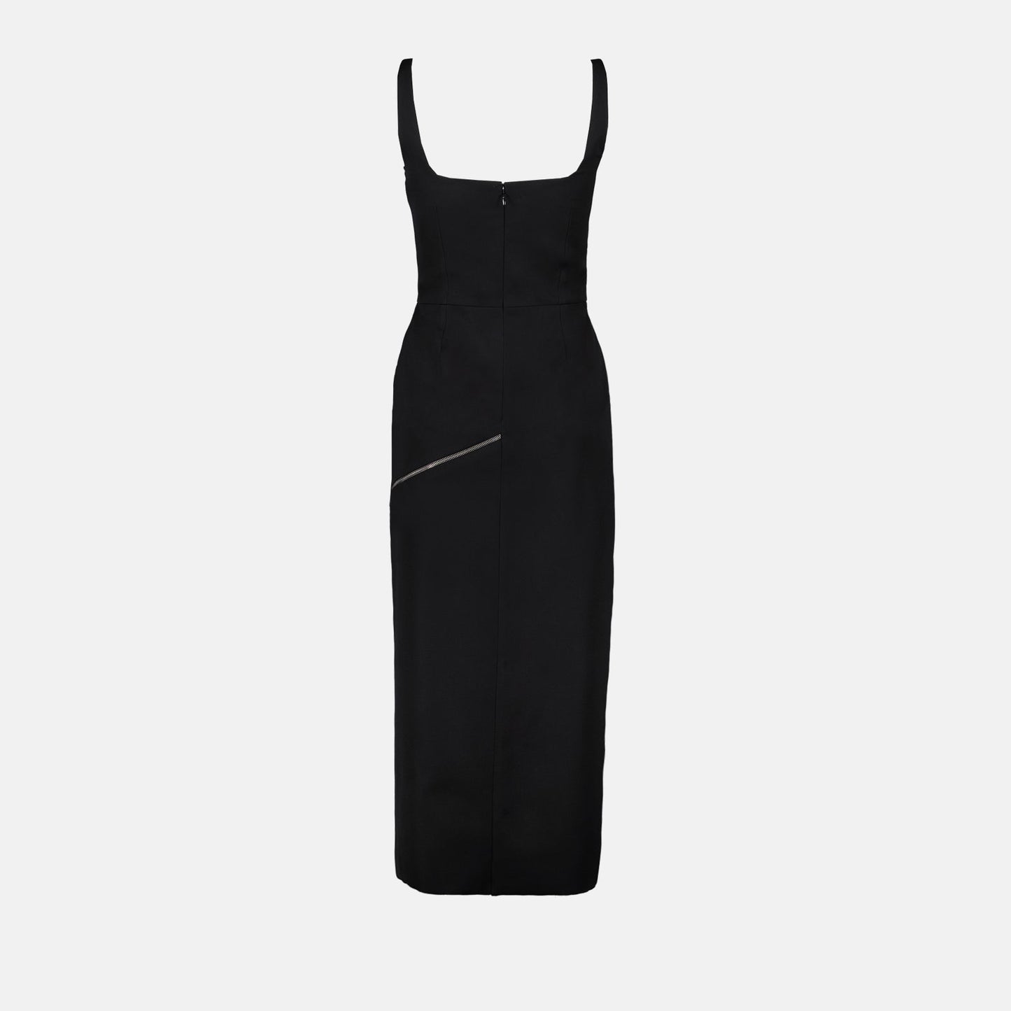 Slit pencil dress