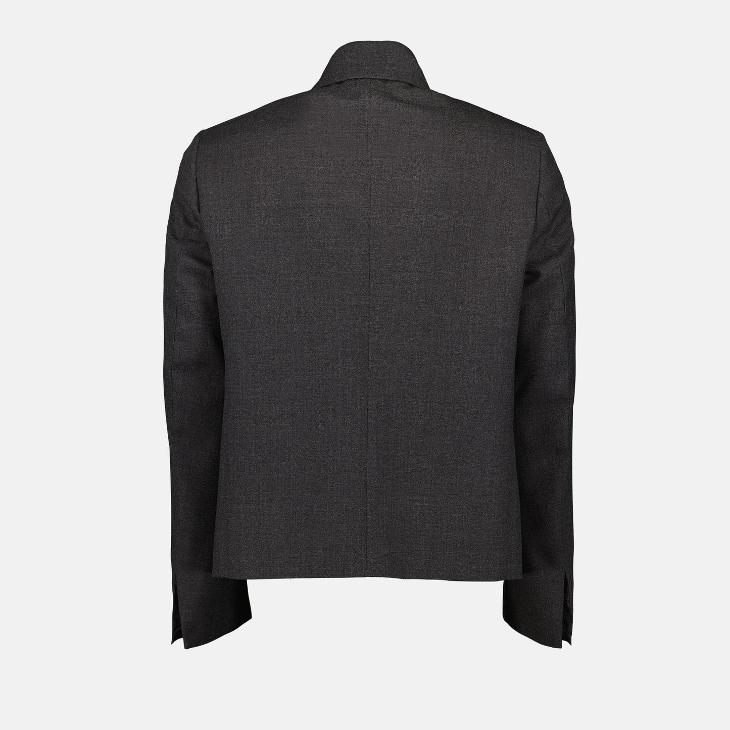 Zip-Up Wool Jacket