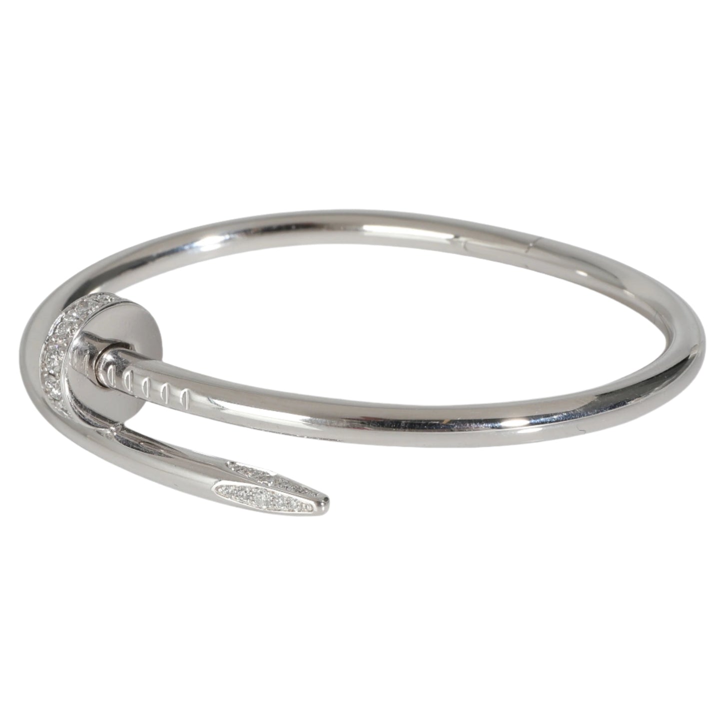 Diamond/White Gold Juste un Clou Bracelet 16