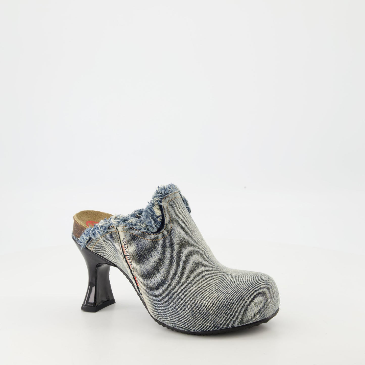 D-Woodstock Denim Mules