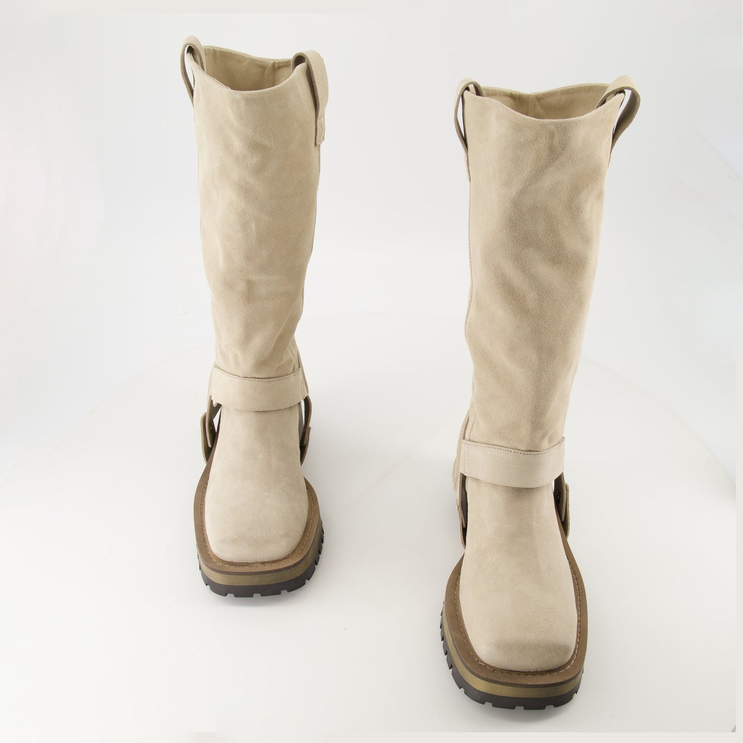 Suede Western Boots