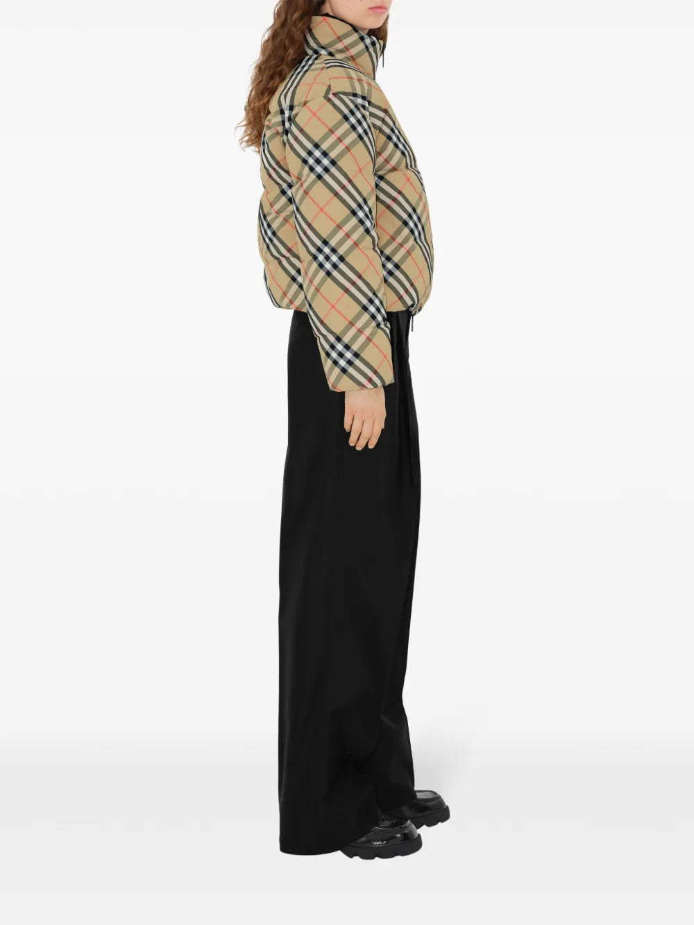 Reversible Check Puffer Jacket