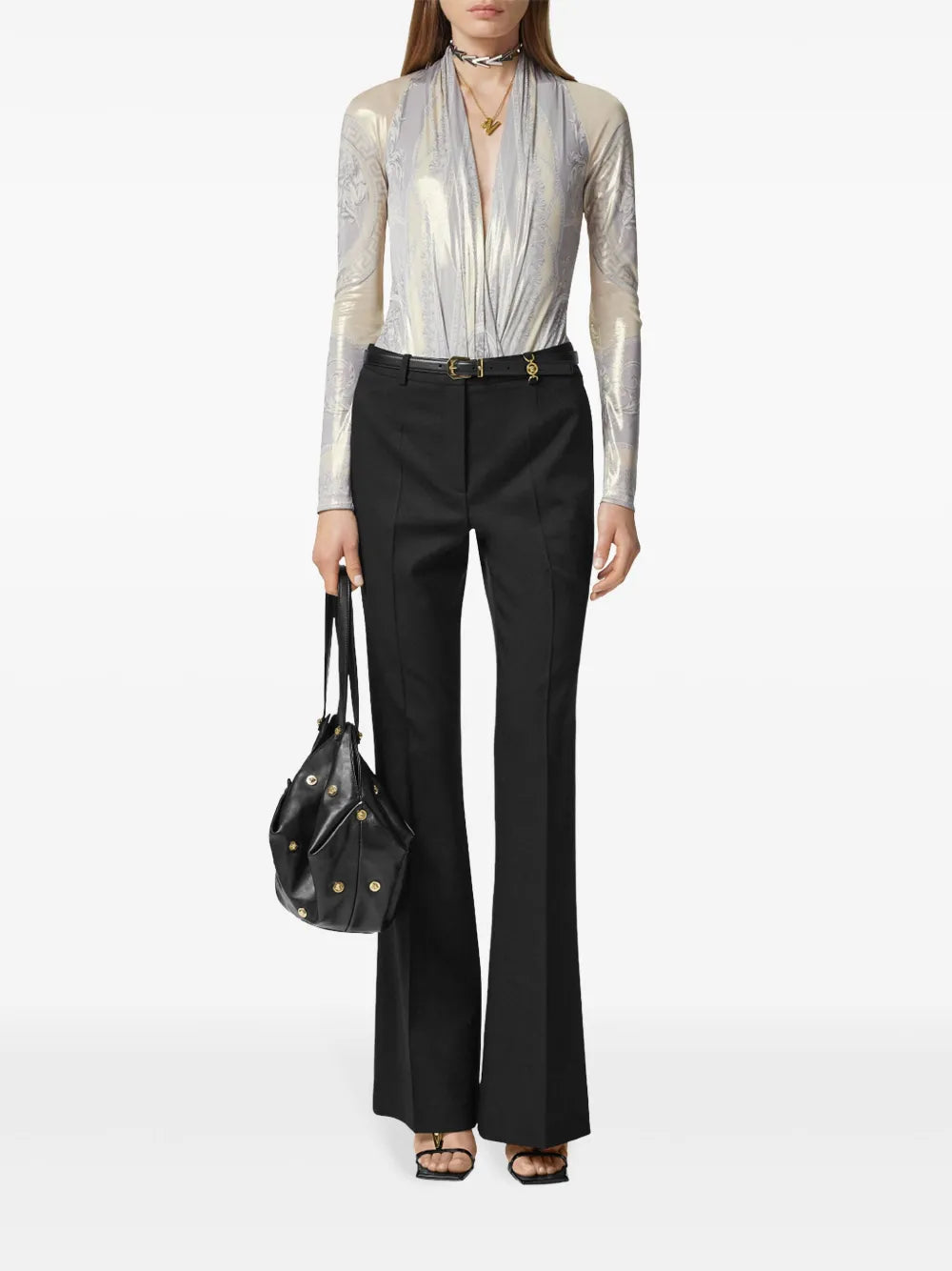 Barocco Draped Bodysuit