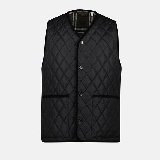 Tiverton Black Sleeveless Jacket