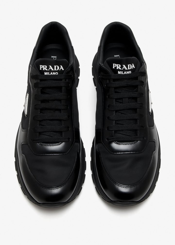 Prax 01 Leather Sneakers – Black