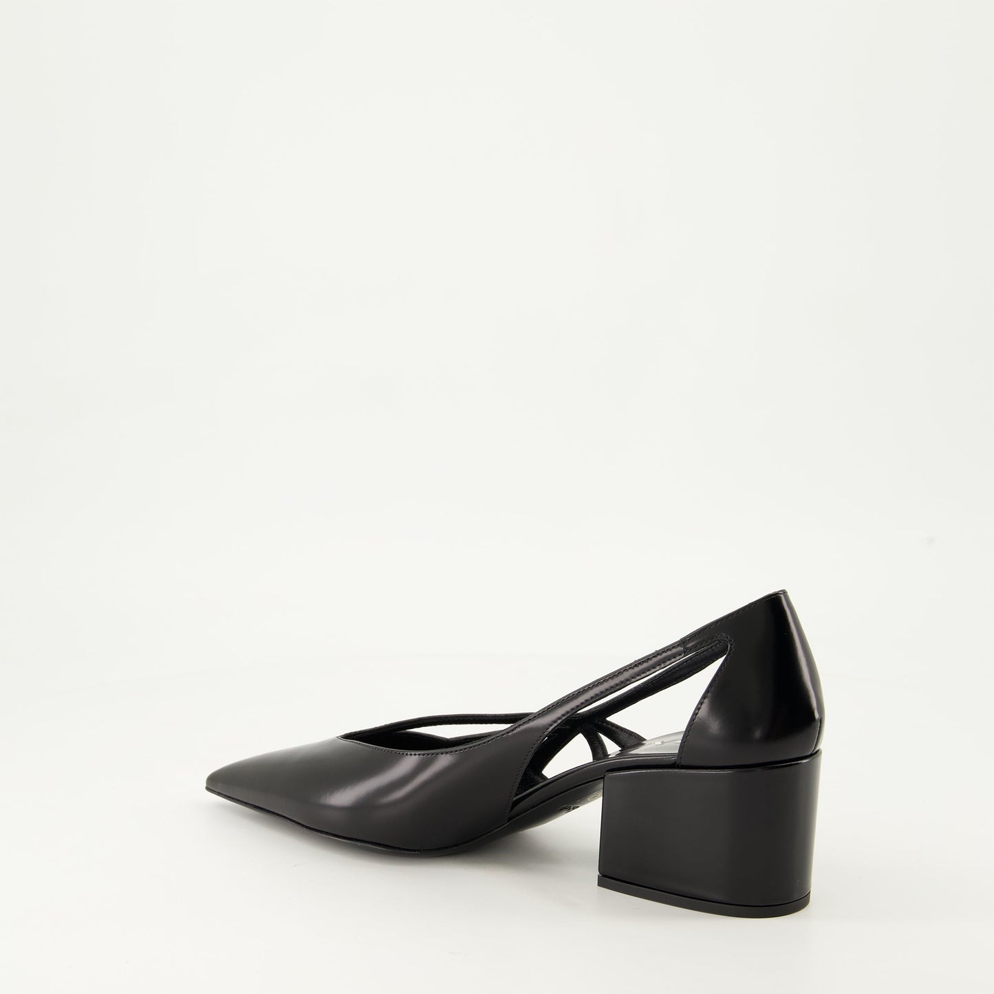 Glossy Leather Pumps