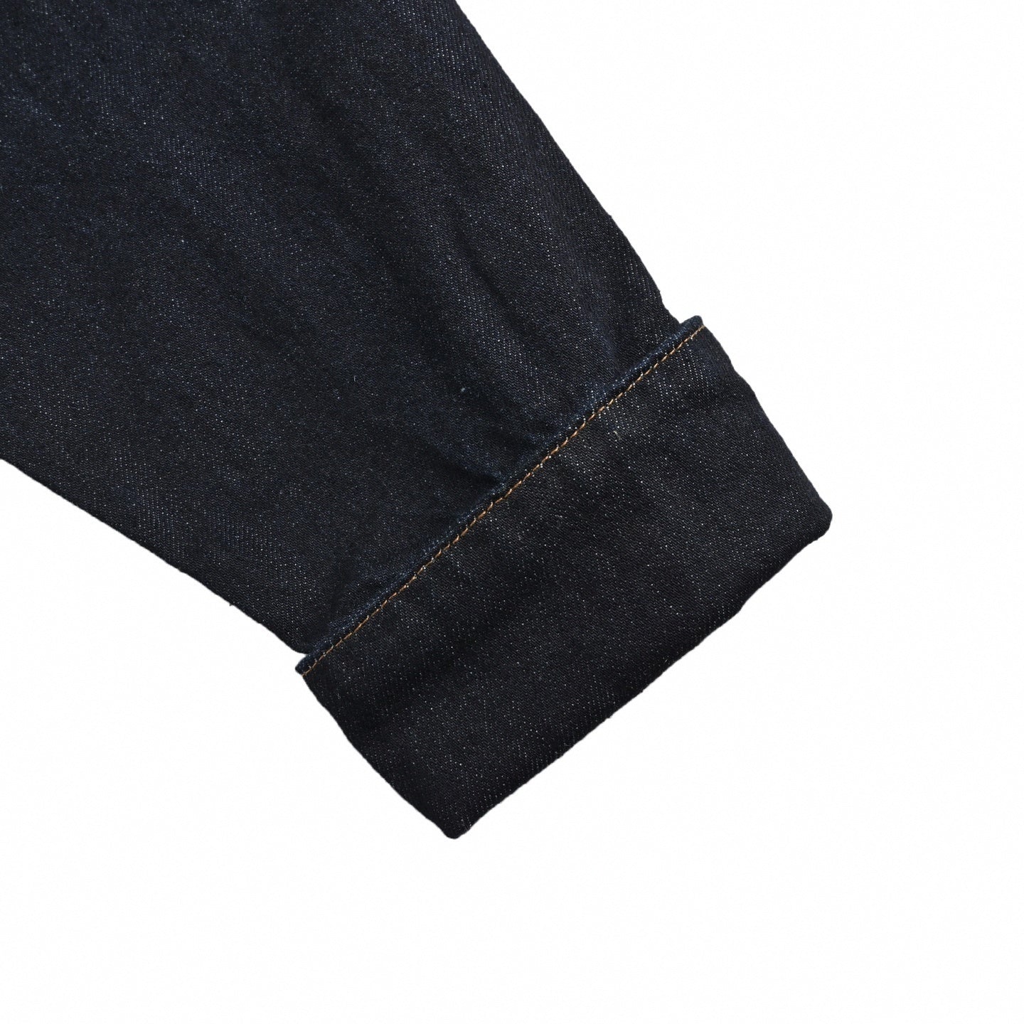 Triangle Logo Back Denim Shirt Jacket