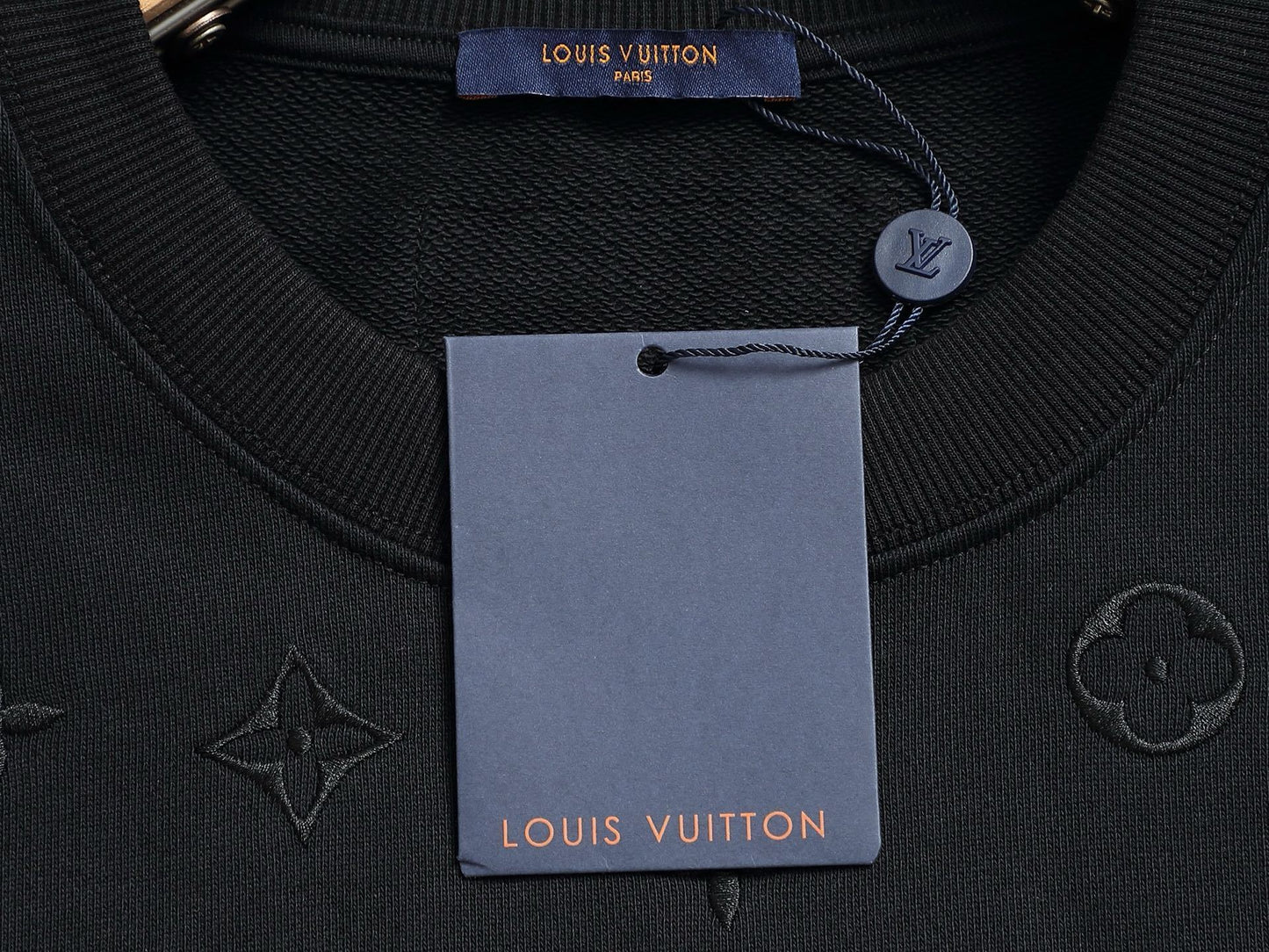 LV Black Monogram Sweatshirt