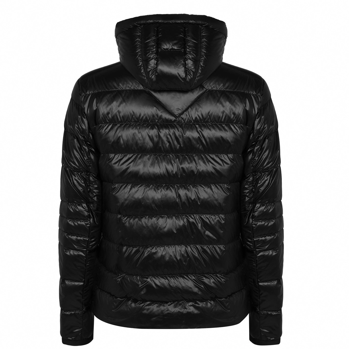 Crofton Down Hooded Jacket in Black