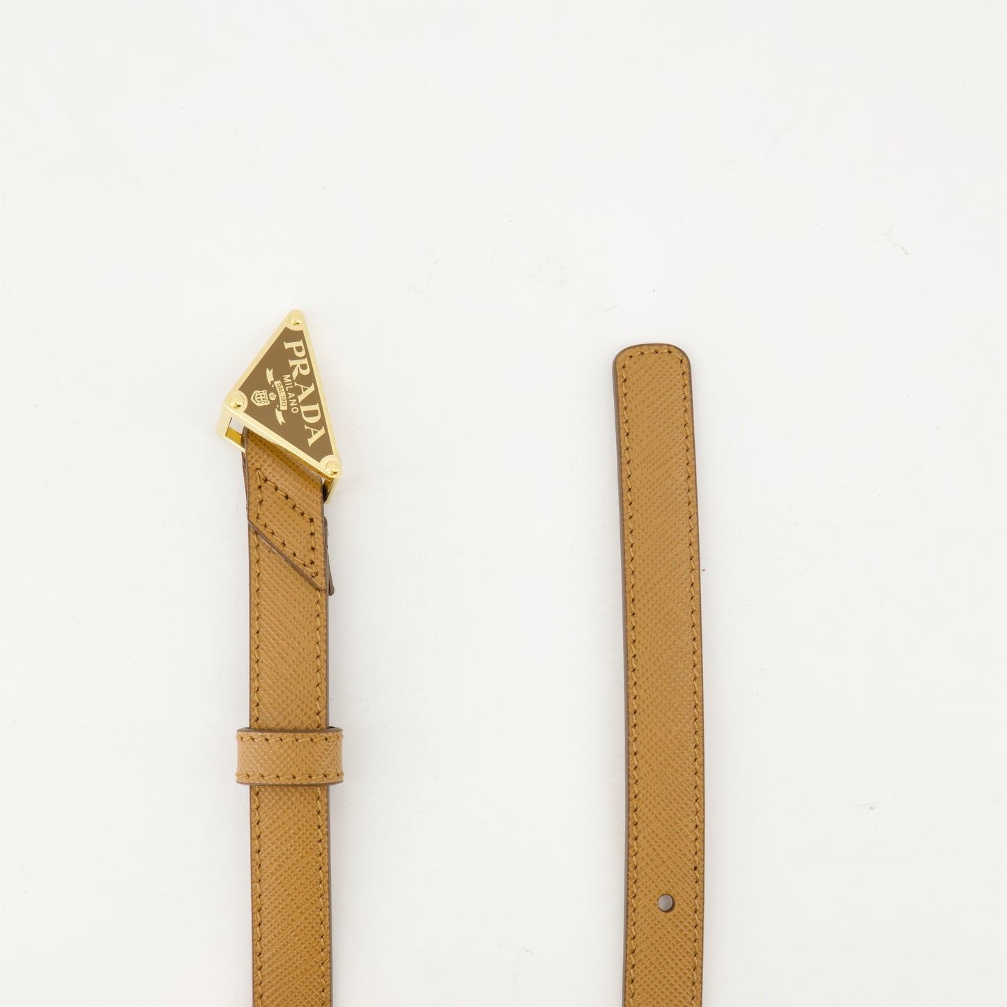 Saffiano Slim Belt