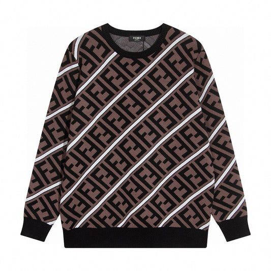 Luxury Monogram Knit Sweater – Unisex