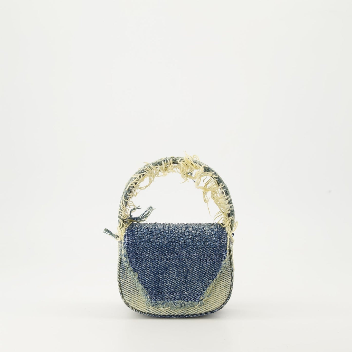1DR XS Denim Bag with Rhinestones