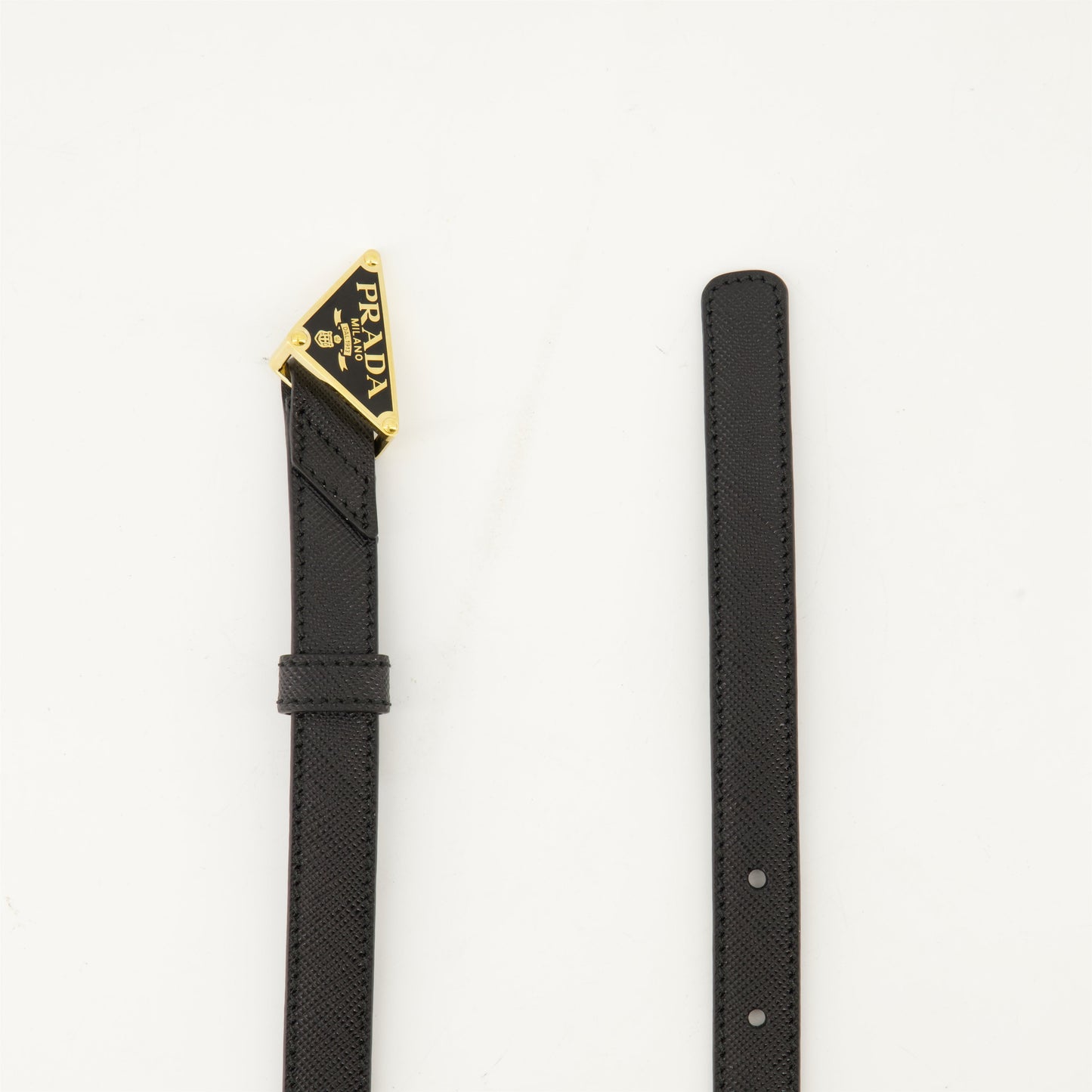 Saffiano Slim Belt