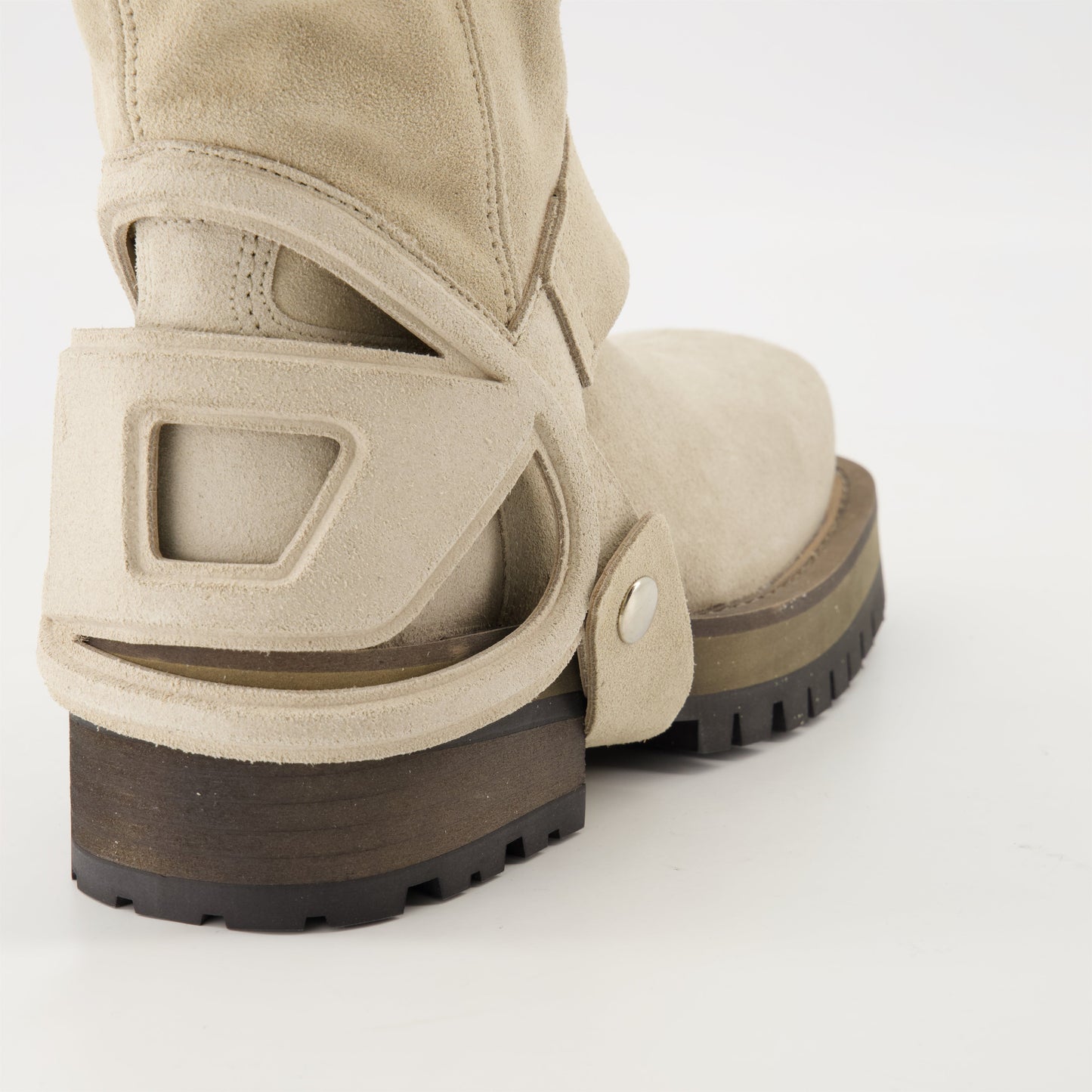 Suede Western Boots
