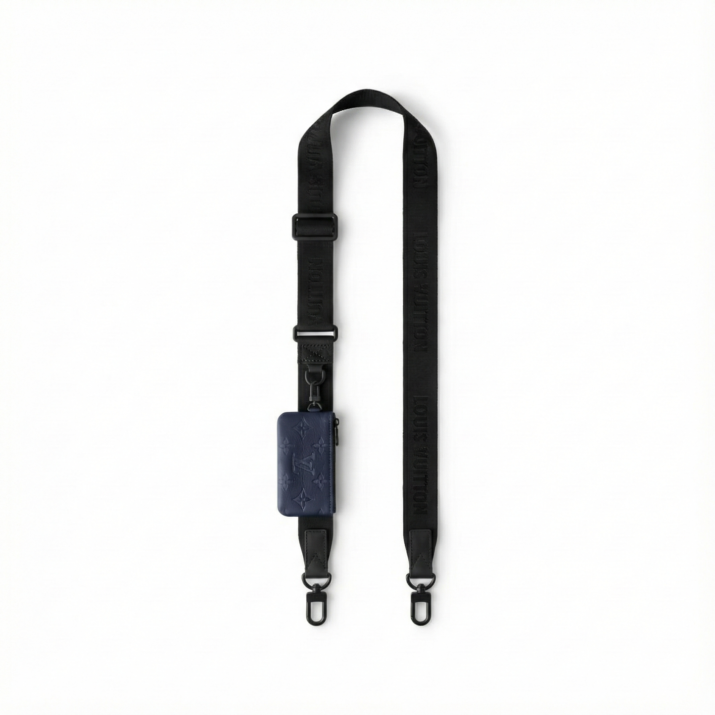 Trio Messenger – Navy Monogram Shadow Calfskin with Modular Design