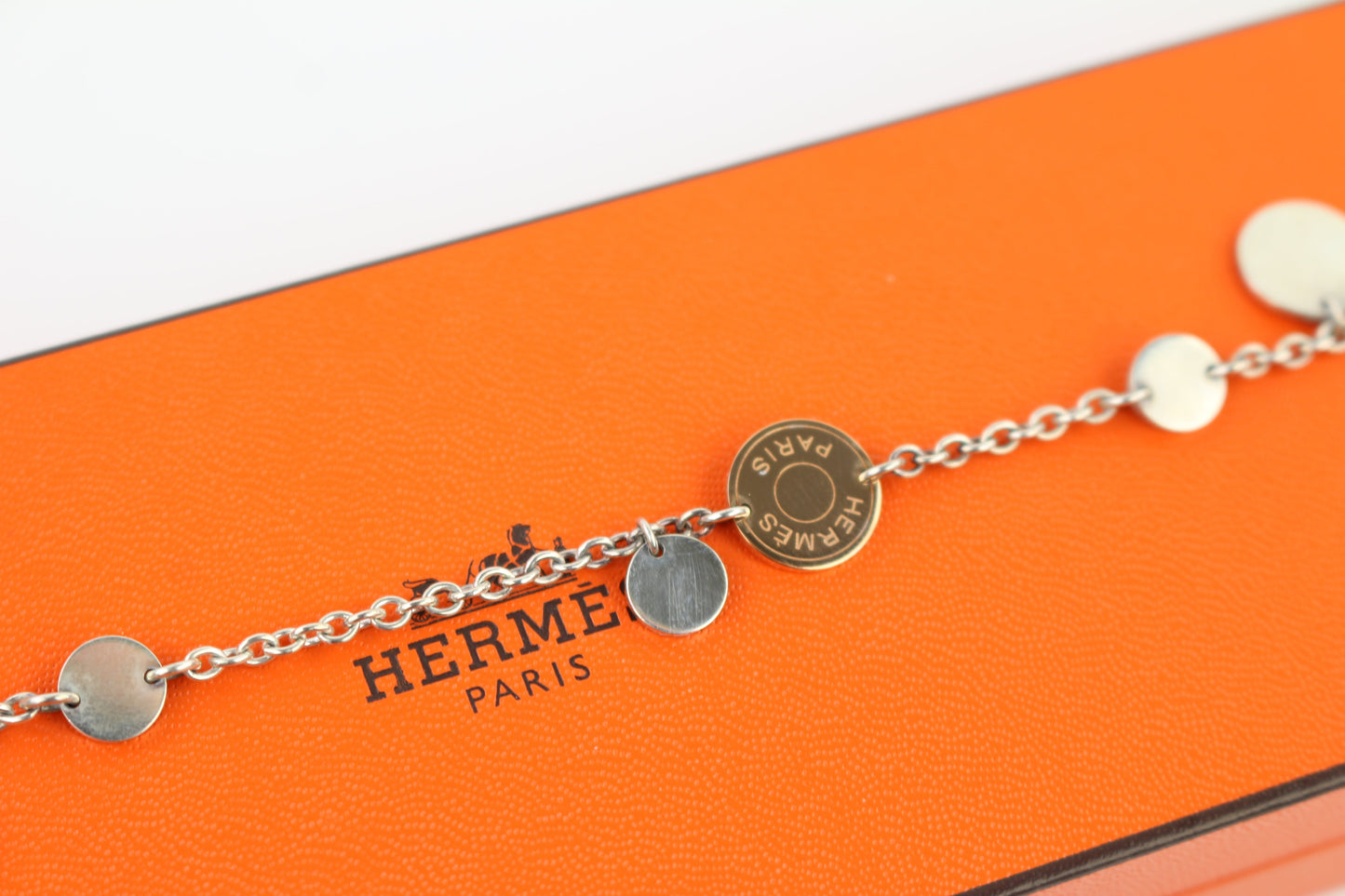 Two Toned Ex-Libris Confettis Station Bracelet