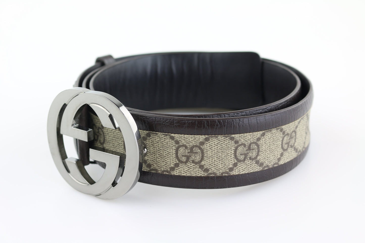 Supreme Monogram Interlocking GG Belt 95