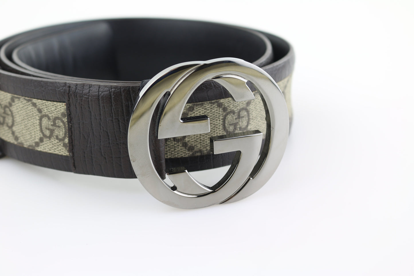 Supreme Monogram Interlocking GG Belt 95