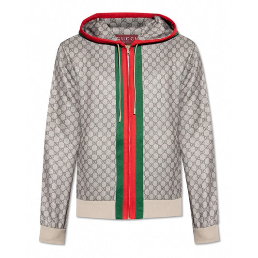 Beige Jacket With Monogram