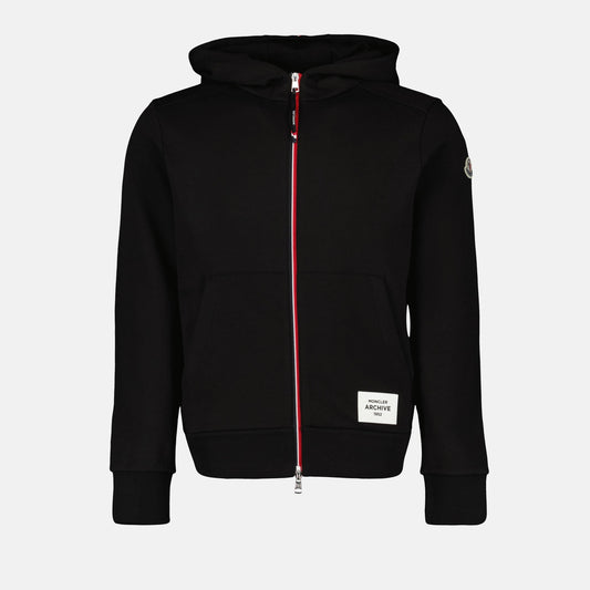 Zipped Hooded Sweatshirt