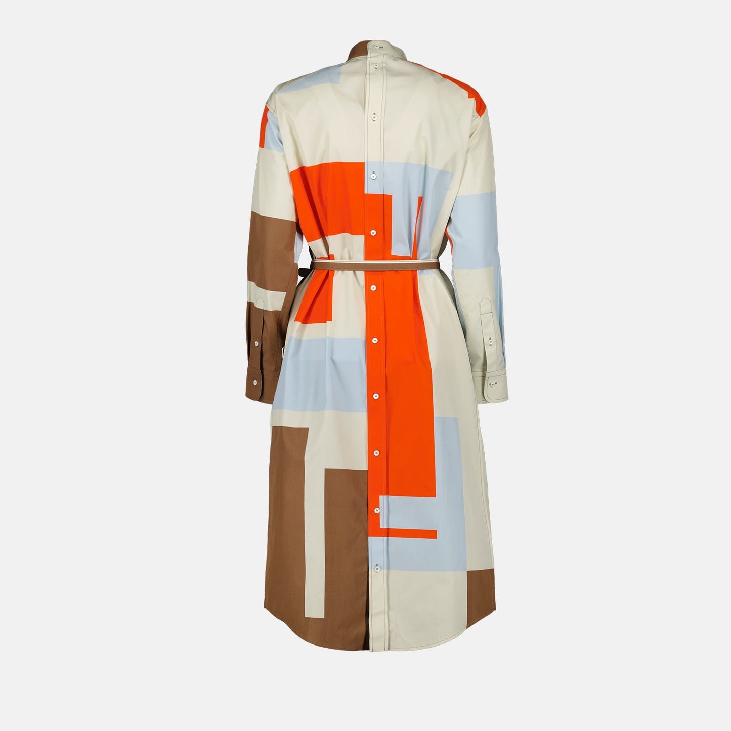 Multicolored Puzzle Print Dress