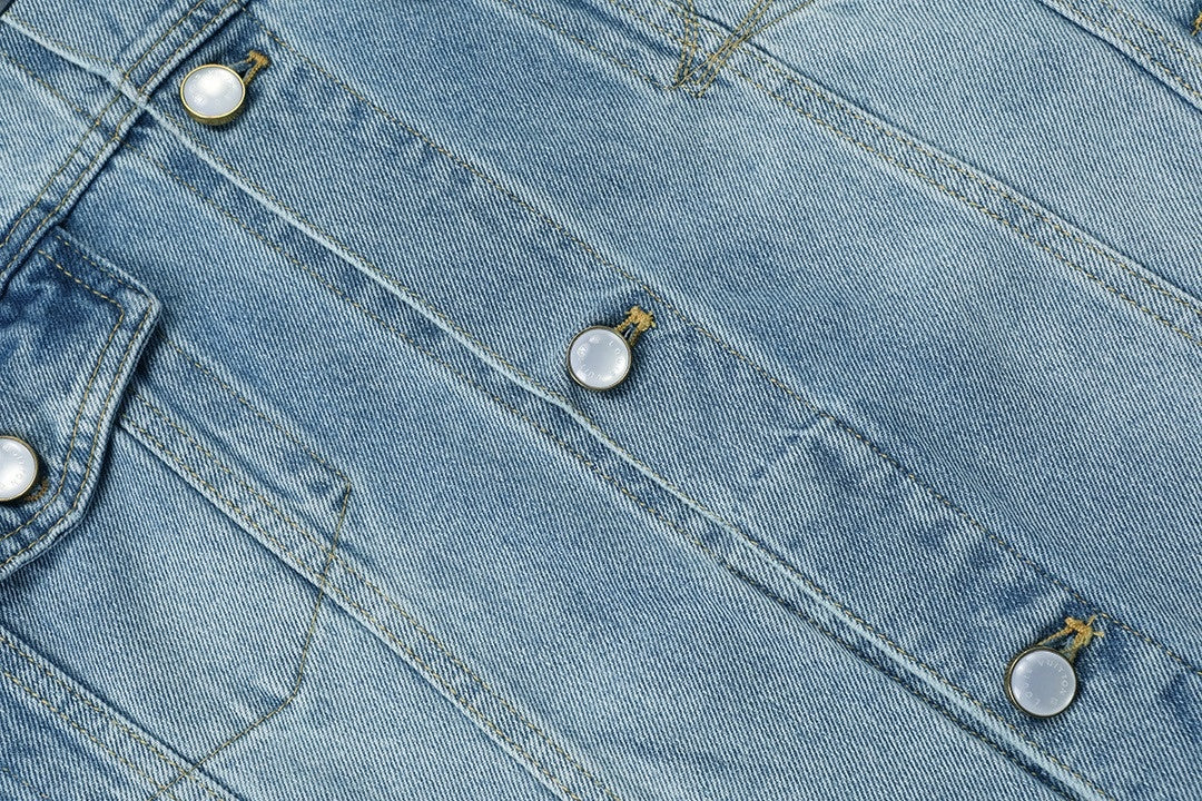 Light Blue Washed Denim Jacket