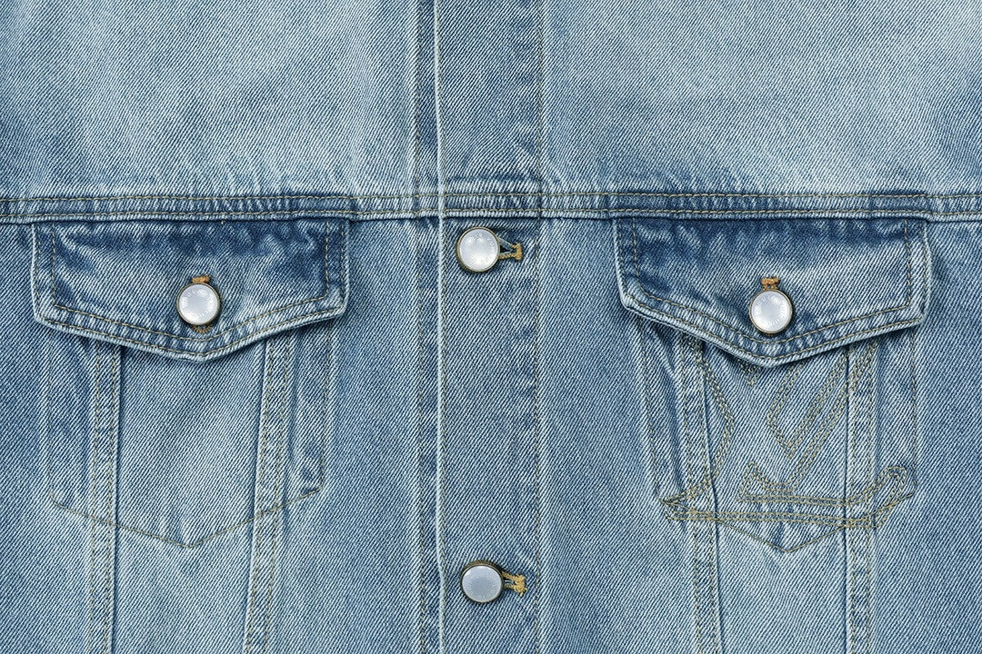 Light Blue Washed Denim Jacket