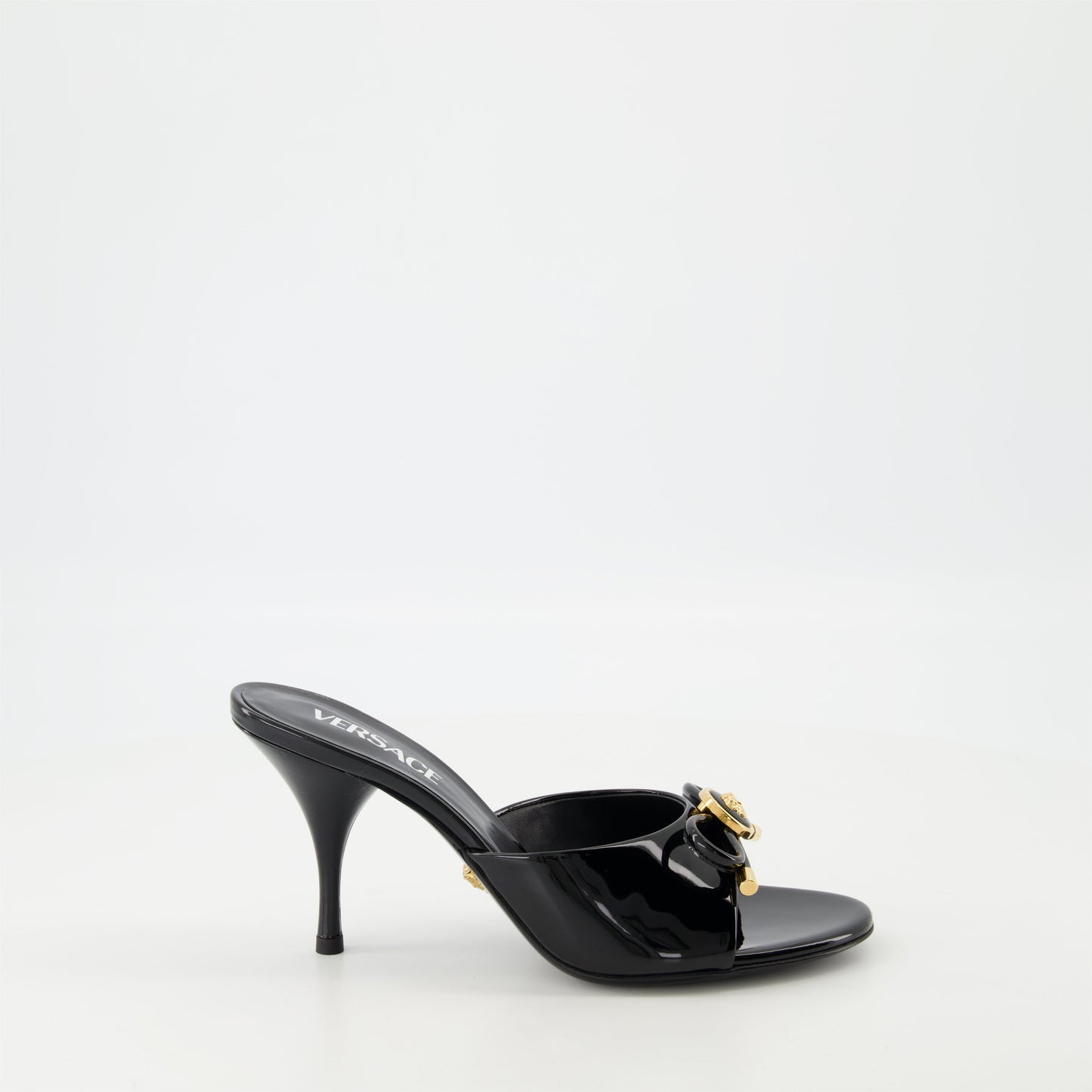 Bow Heeled Mules