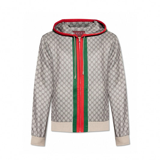 Beige Jacket With Monogram