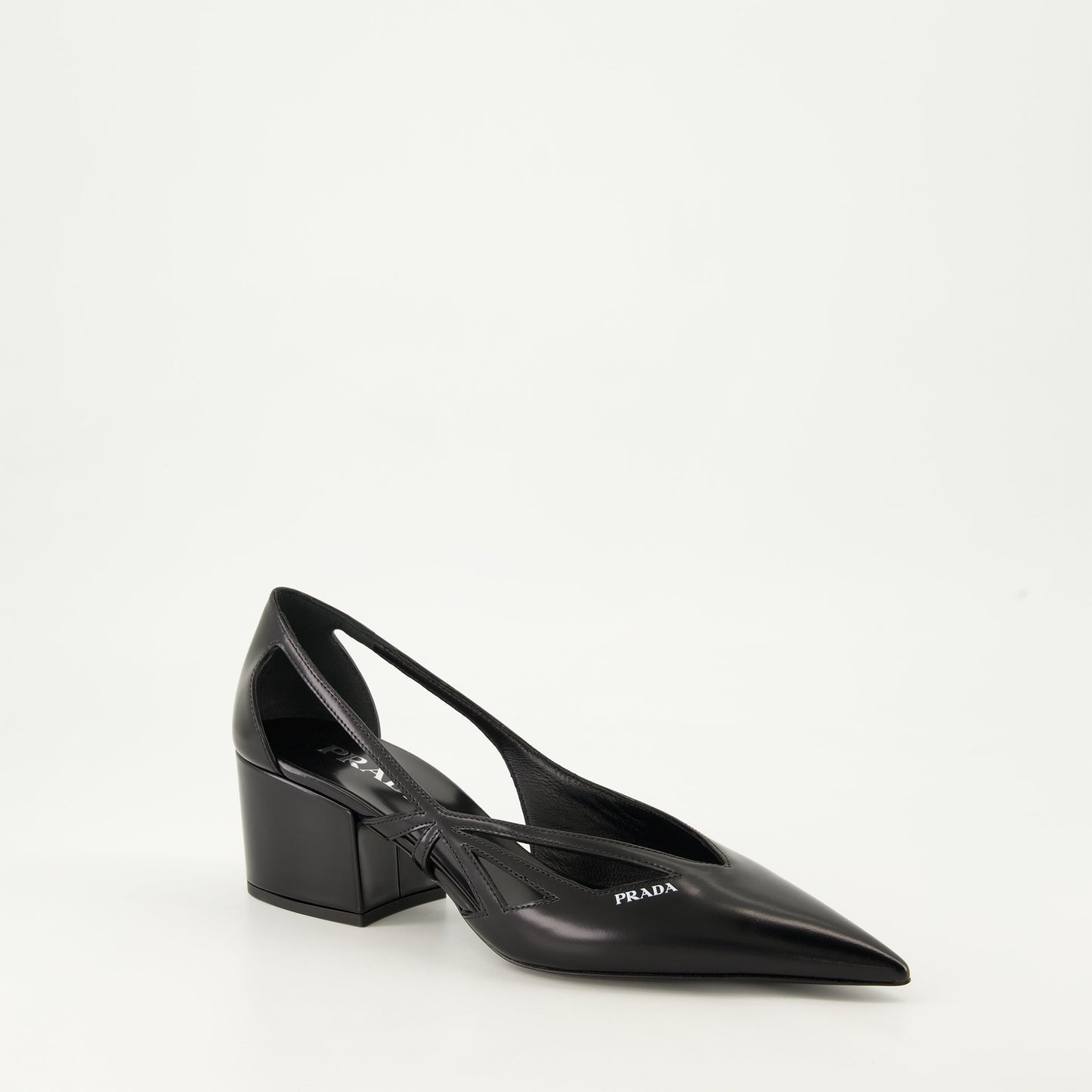 Glossy Leather Pumps