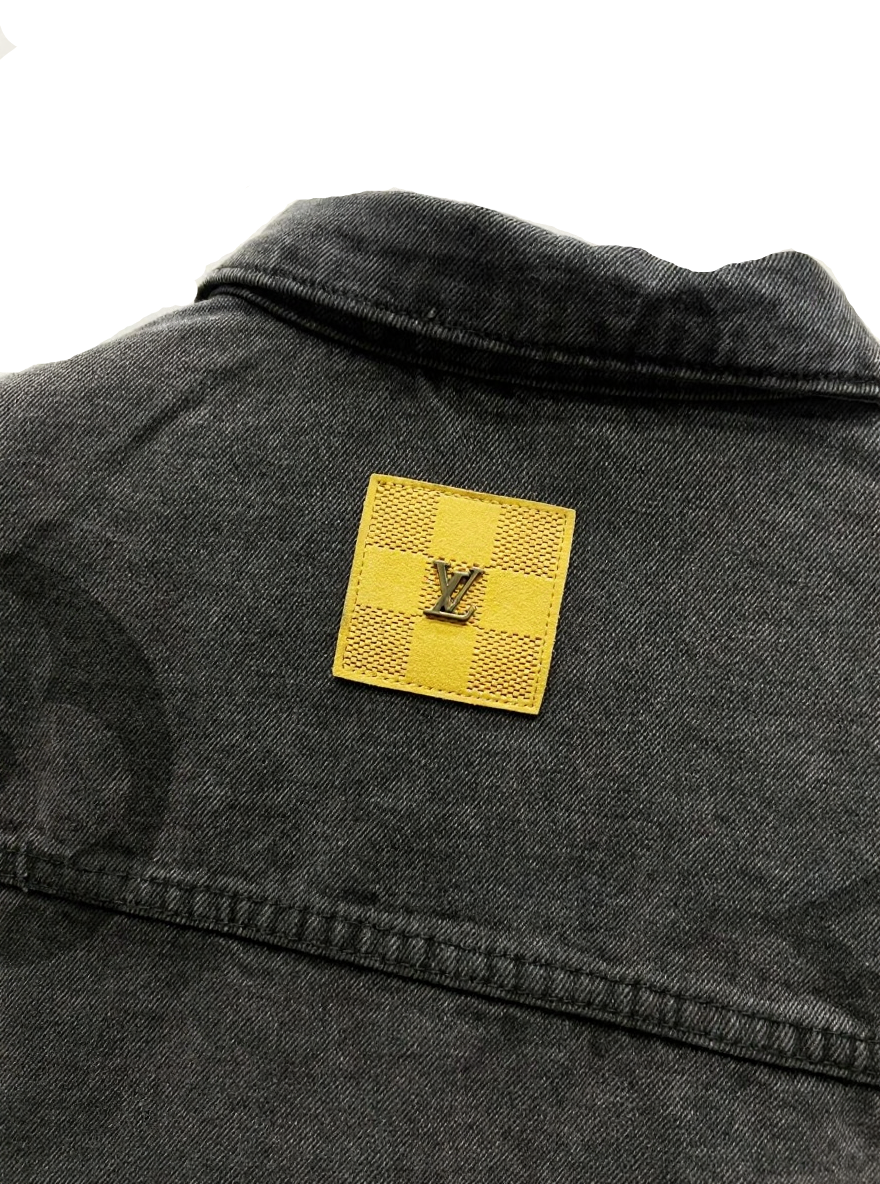 Black Monogram Denim Jacket