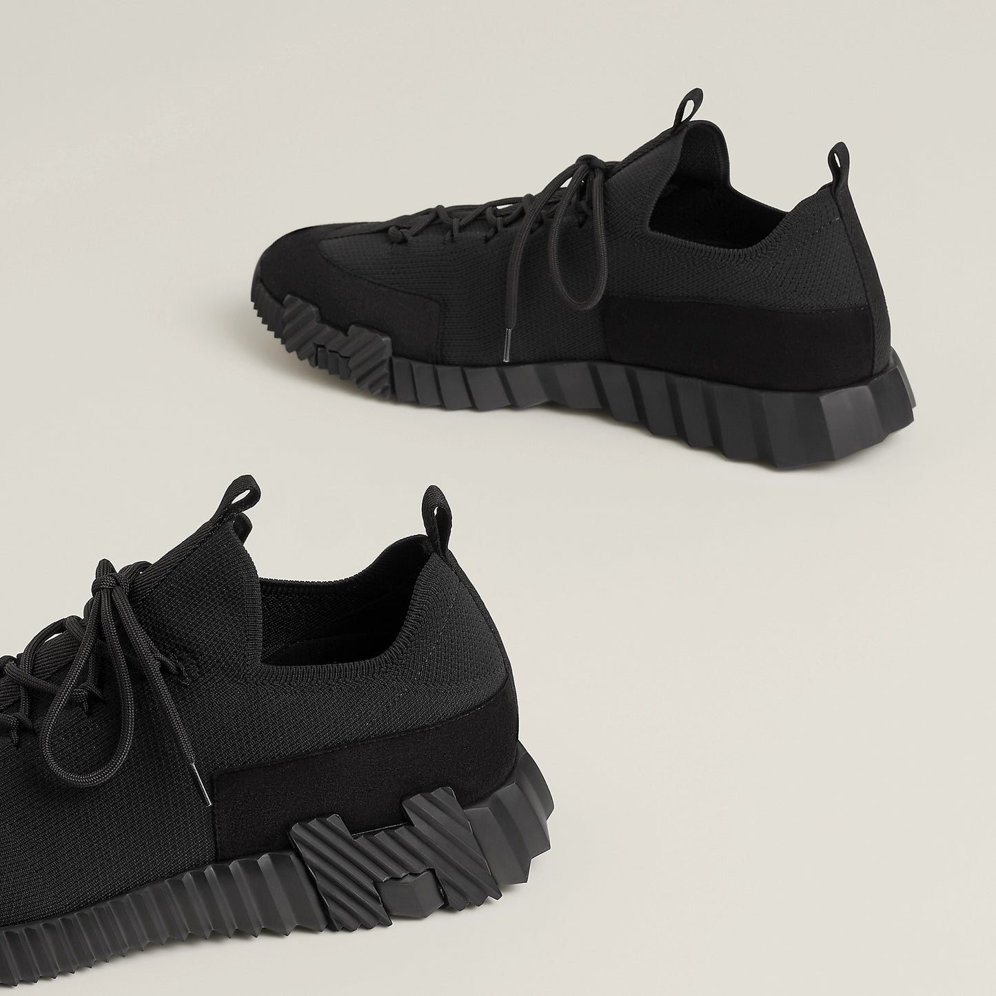 Lift Knit Slip-On Sneakers in Black