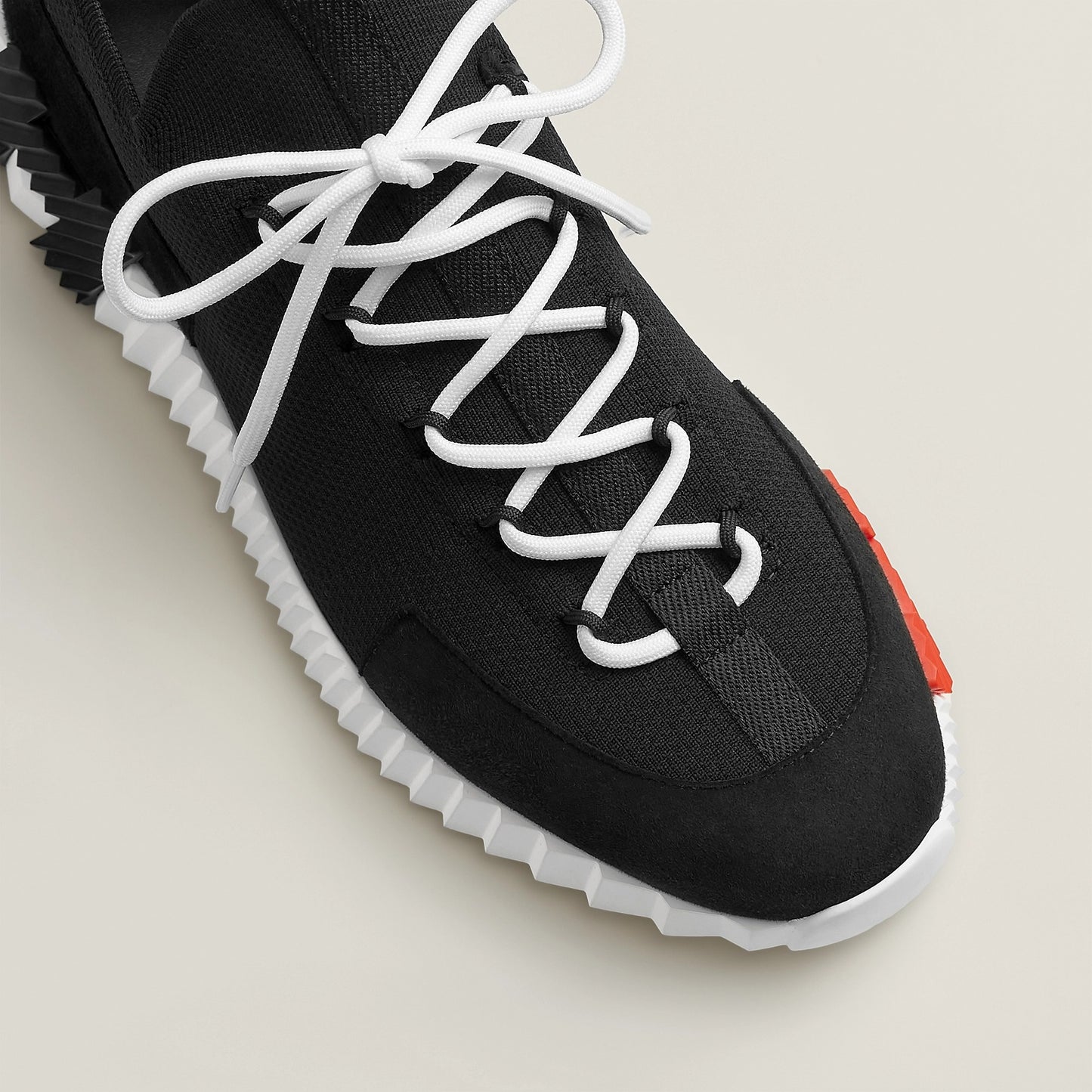 Lift Knit Slip-On Sneakers in Black & White