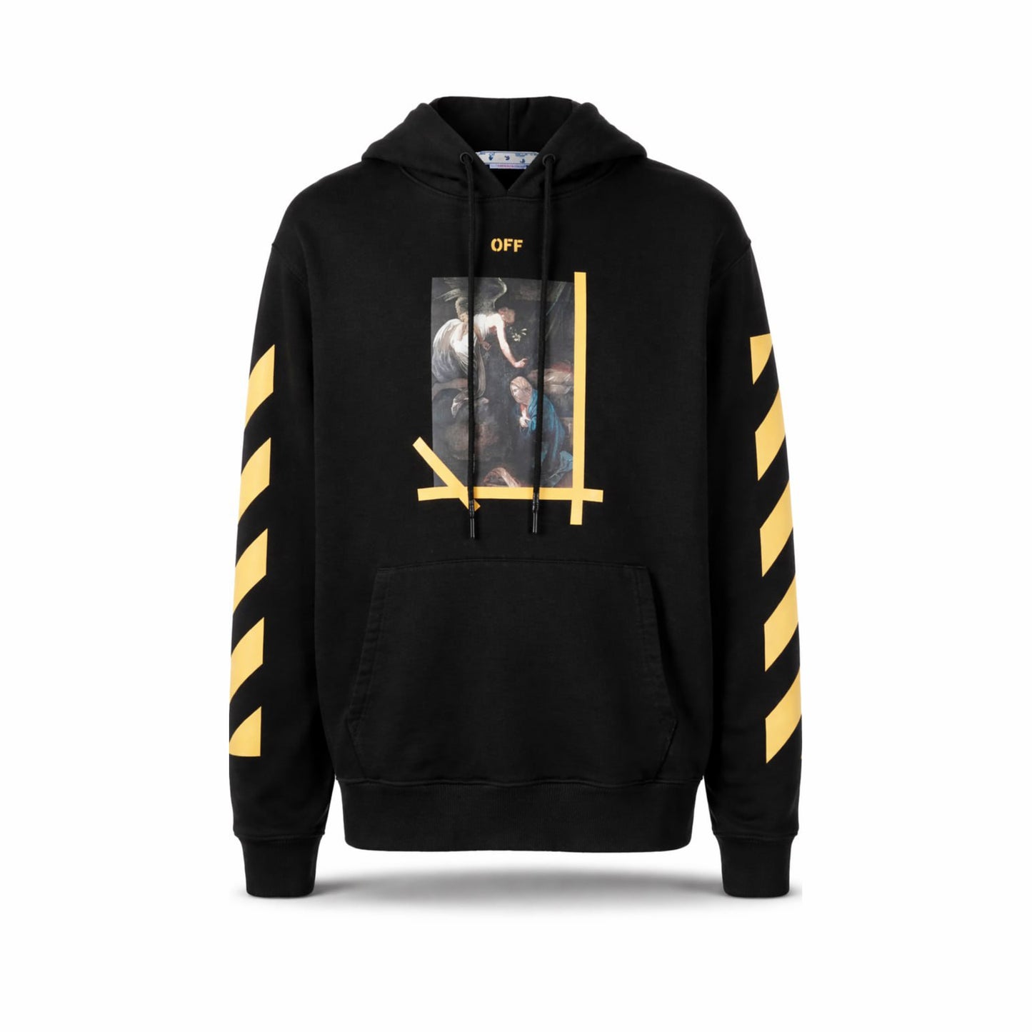 Arrows Graphic Hoodie – Black / Yellow