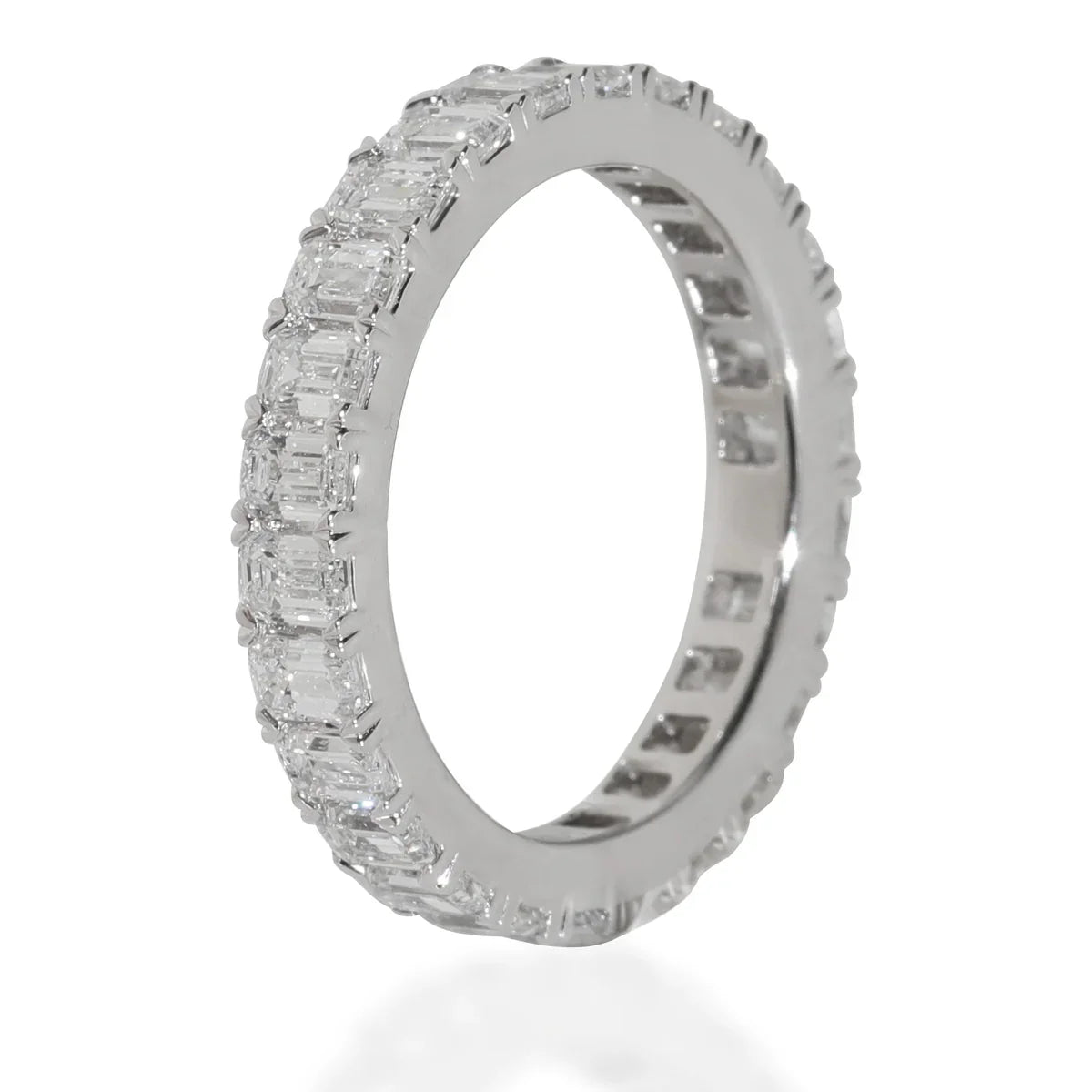 White Gold 2ctw Lab Grown Diamond Wedding Band 5