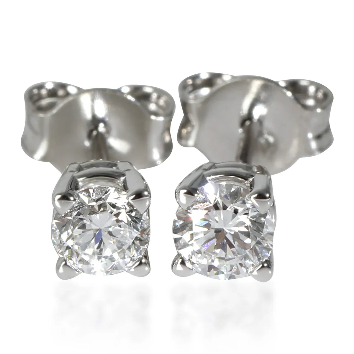 White Gold .50ctw Lab Grown Diamond Studs