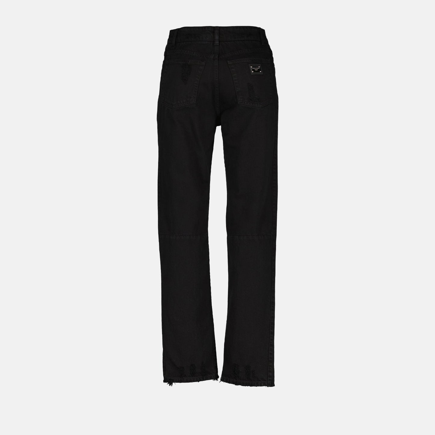 Black Straight Jeans