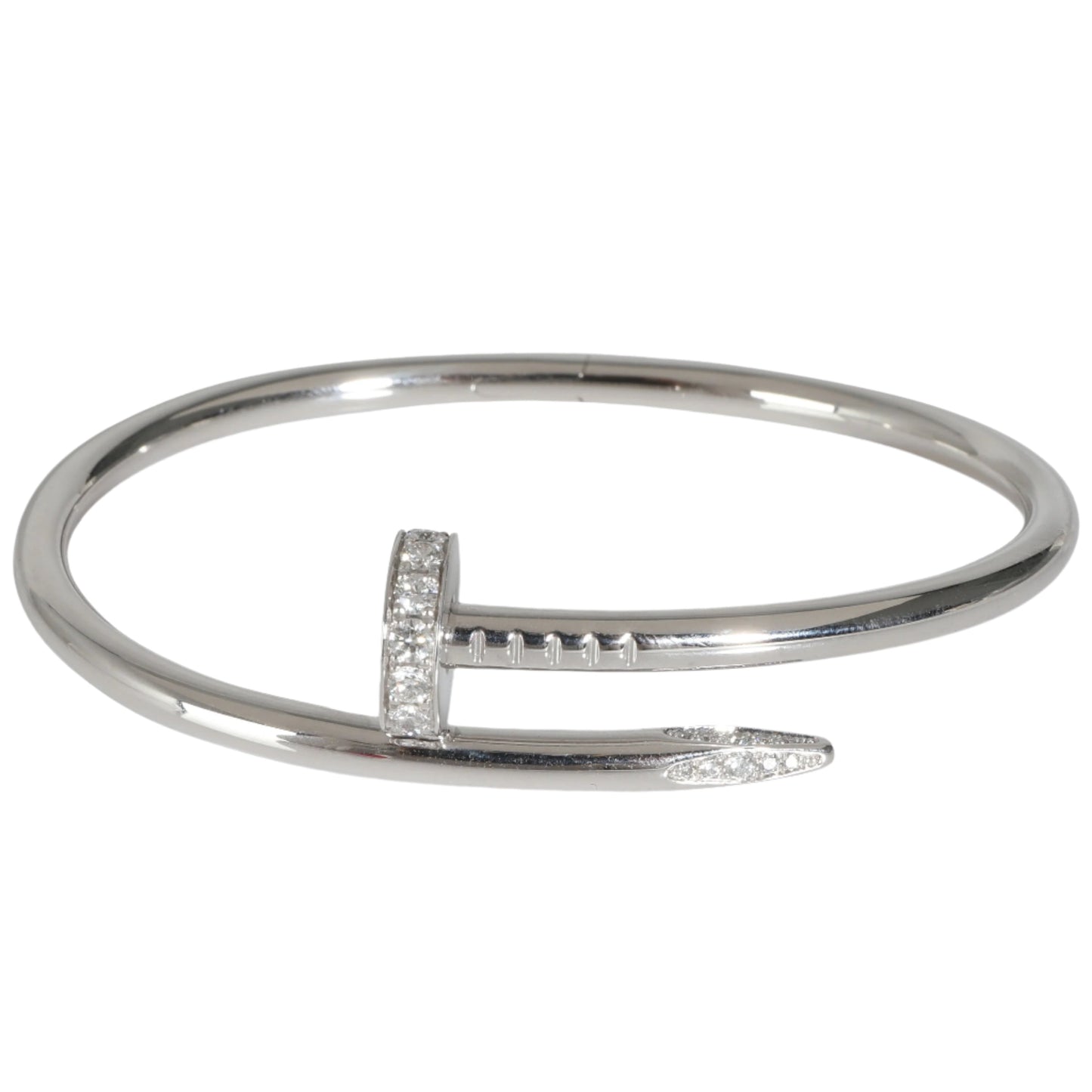 Diamond/White Gold Juste un Clou Bracelet 16