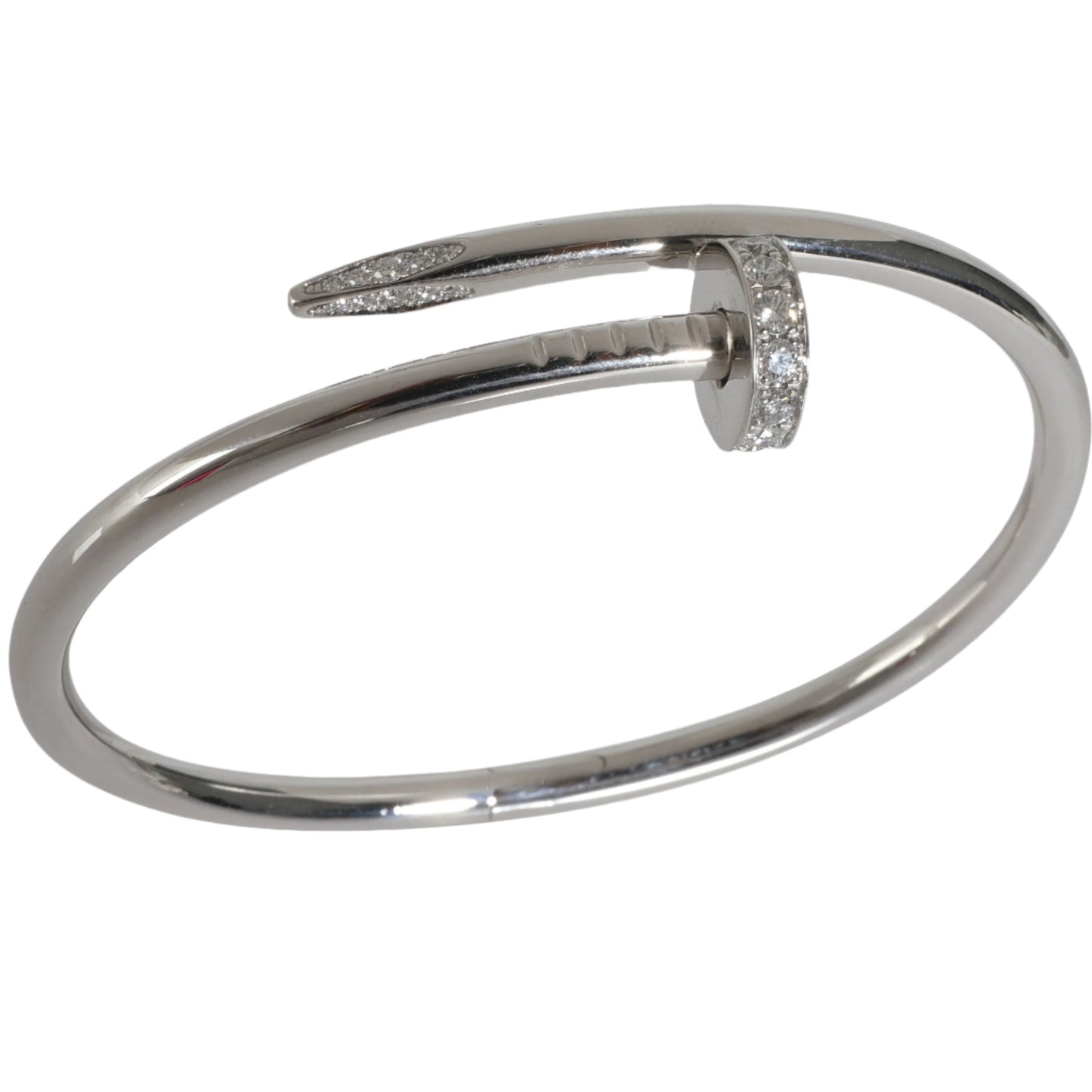 Diamond/White Gold Juste un Clou Bracelet 16