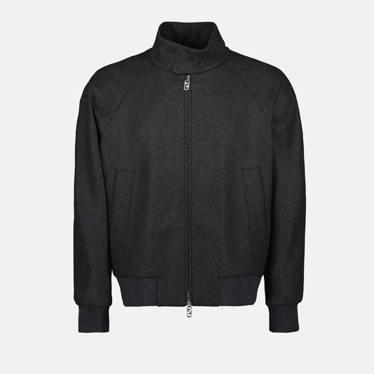 Cashmere Bomber Jacket