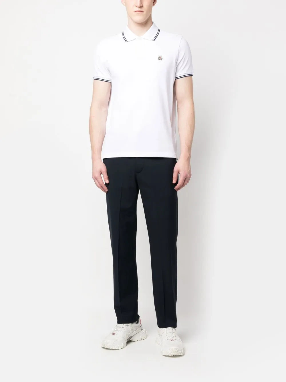 Polo with Piping