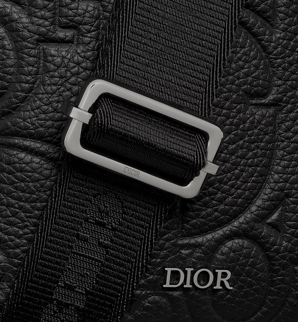 Rider 2.0 Sling Bag in Black Dior Gravity Leather