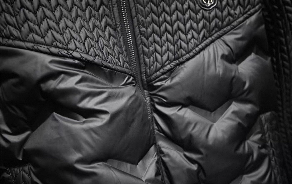 Diamond Quilted Hooded Jacket