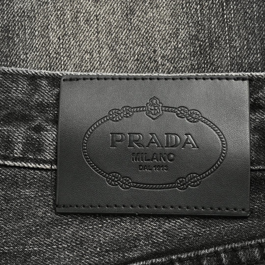 Men's Faded Black Slim-Fit Denim Jeans