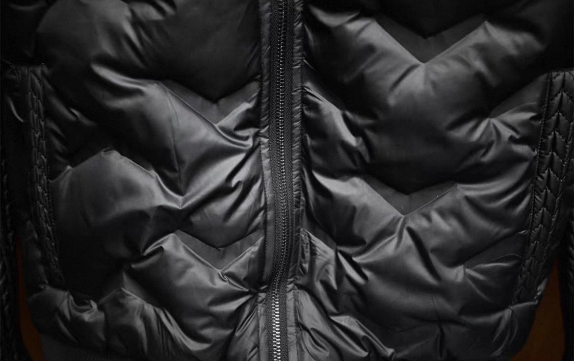 Diamond Quilted Hooded Jacket