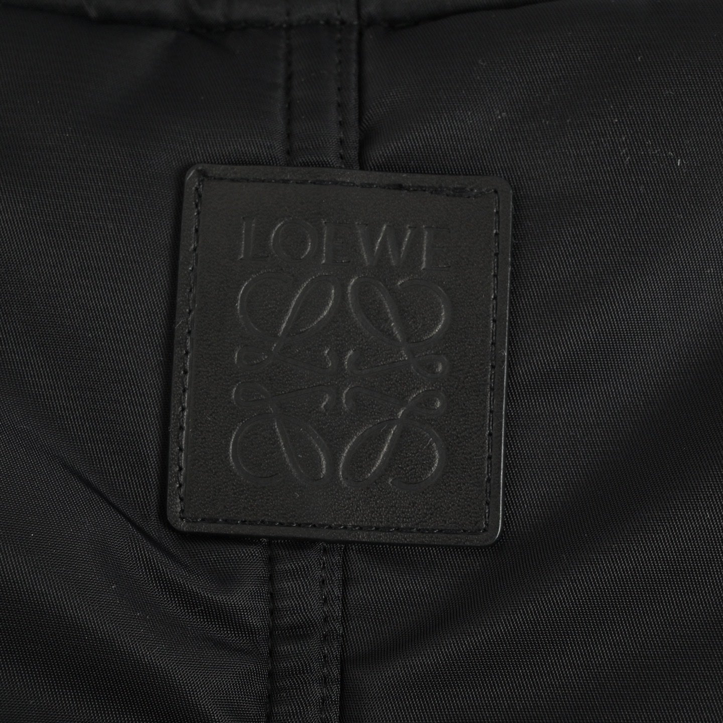 Black Nylon Bomber Jacket