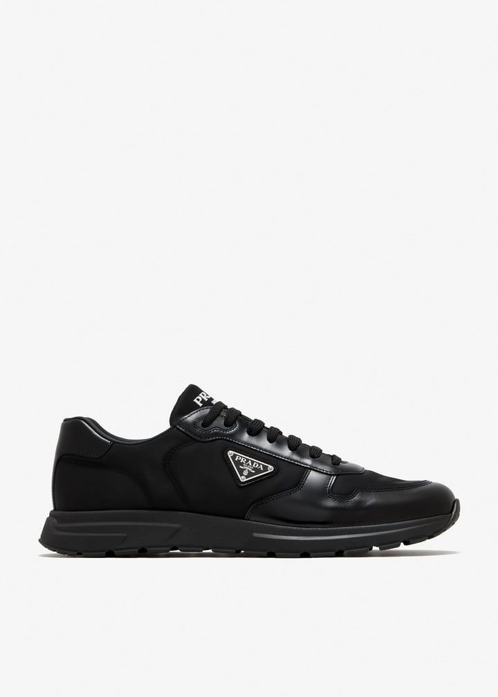Prax 01 Leather Sneakers – Black