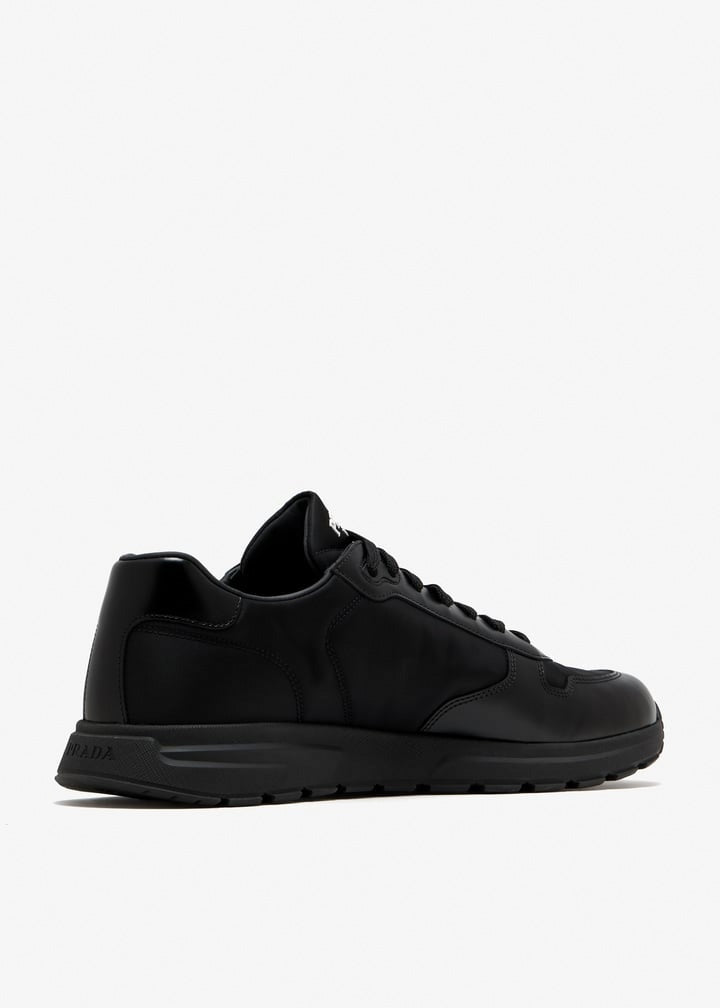 Prax 01 Leather Sneakers – Black